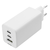 3-in-1 USB-C USB-PD-Schnellladegerät 65W 5A weiß