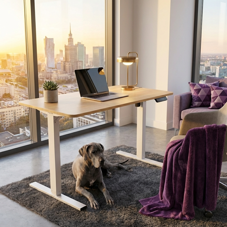 Biurko Elektryczne 100x60 SPEO125WO Dąb Artisan