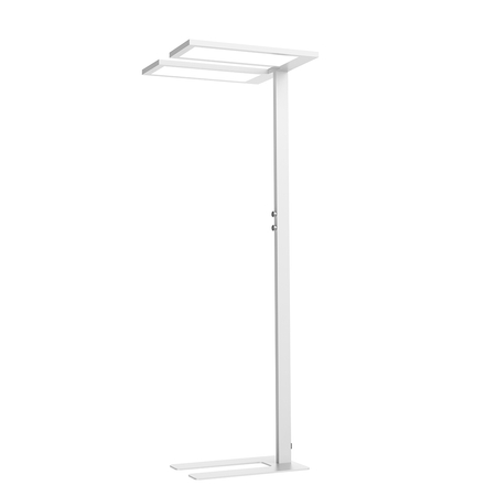 Podwójna lampa podłogowa LED GLOW D24 Pro Biała