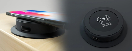 Gniazdo blatowe okrągłe Spacetronik SPS-R0D3B