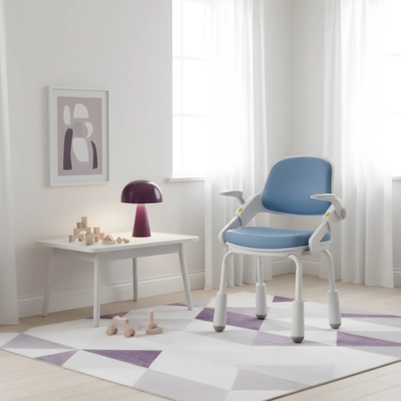 Zestaw: biurko regulowane SPEX108WG + ergonomiczne krzesło dla dziecka