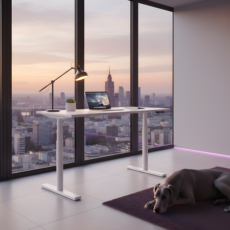 Spacetronik SPE-227W elektrischer Tischständer