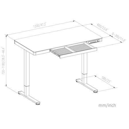 Biurko Elektryczne Spacetronik SPEB142 ASTRID