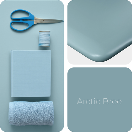 Biurko regulowane Vegard elektryczne dwusilnikowe MDF fioletowo-niebieskie