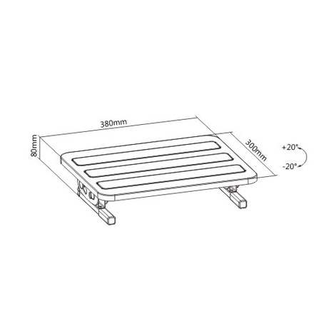 Podnóżek do stóp SPE-M05B