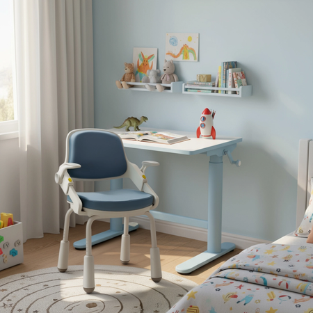 Zestaw regulowane biurko i krzesełko Spacetronik XD dla chopca
