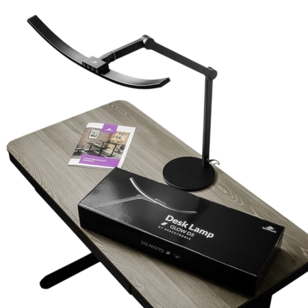 Spacetronik Moris elektrischer Schreibtisch SPE-O121 120x60, Gestell schwarz, Platte helles Holz