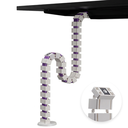 Magnetische Kabelführung, grau SPK-182G 130cm