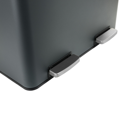 Funky Trash Can Gray Black Spacetronik Podwójny