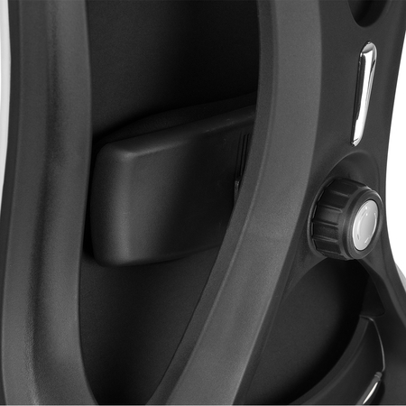 Regulowany Fotel biurowy obrotowy 5D MAURO Biały