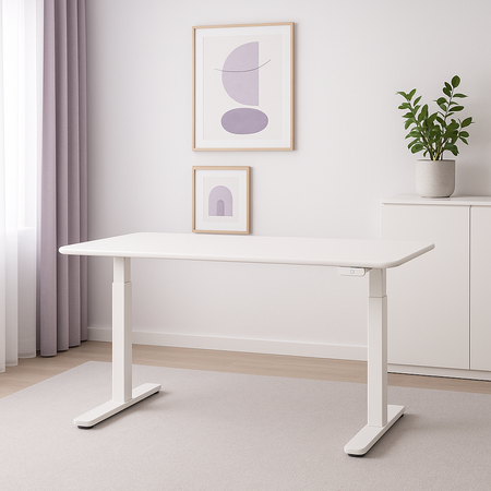 Blat MDF malowany proszkowo 120x60x2.5 Porcelain