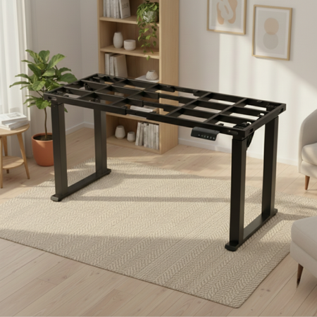 Stelaż biurka elektrycznego SPE426B 71–118 cm czarny