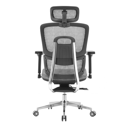 Regulowany Fotel do biurka obrotowy 4D MIRA Szary