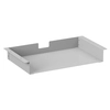 Laptop Bracket Under-Desk Storage Shelf White