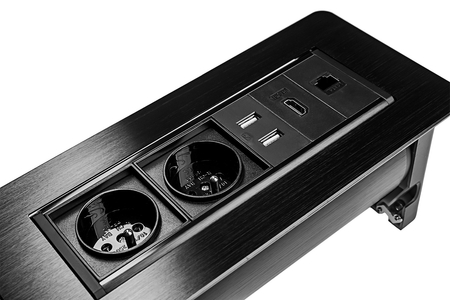 Spacetronik SPS-O26B Aufputz-Drehsteckdose