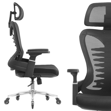 Fotel Ergonomiczny Spacetronik Axon Siatkowy Czarny