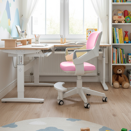 Krzesło dziecięce Spacetronik XD SPC-XD09P Różowe