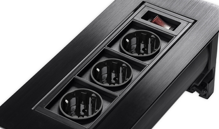 Gniazdo blatowe obrotowe Spacetronik SPS-O33B V2