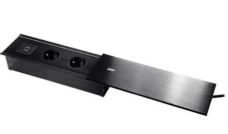 Gniazdo blatowe zasuwane Spacetronik SPS-S24B