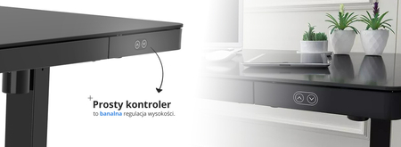 Elektryczne biurko Spacetronik SPE-B118BB Astrid