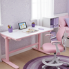 Zestaw biurko elektryczne z krzesłem dla dziewczynki – Spacetronik SPE-X112P
