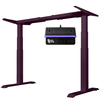 Biurko regulowane Vegard elektryczne dwusilnikowe MDF fioletowo-różowe 