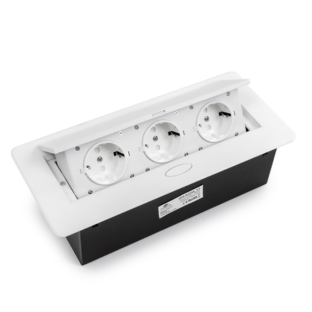 Spacetronik SPS-D33W V2 Arbeitsplattensteckdose Öffnung