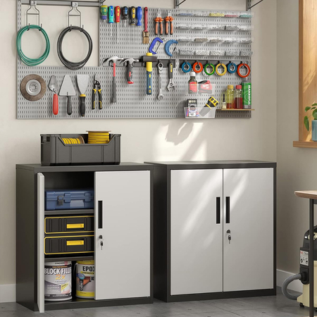 Szafka metalowa z zamkiem Spacetronik SPC-160BS