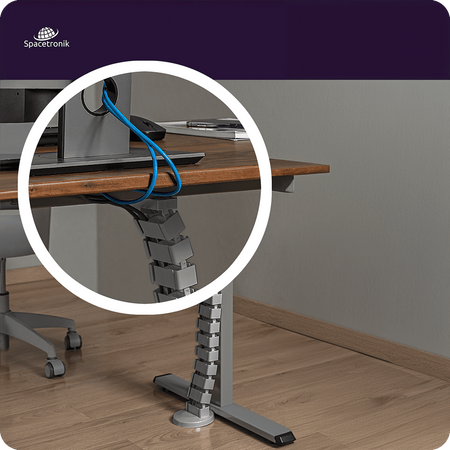 Magnetische Kabelführung, grau SPK-182G 130cm