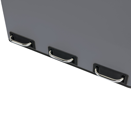 Funky Trash Can Gray Black Spacetronik Potrójny