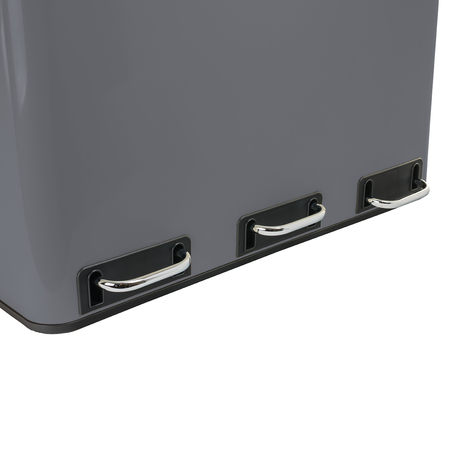 Funky Trash Can Gray Black Spacetronik Potrójny