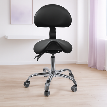 Ergonomiczny hoker regulowany SELLA 1 czarny