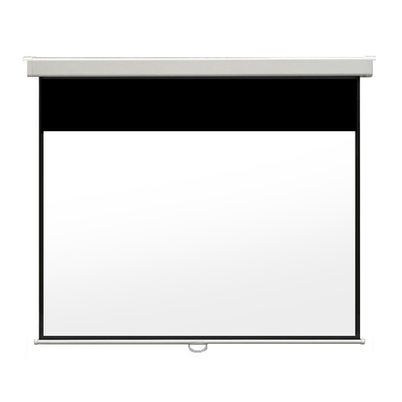 Ekran projekcyjny zwijany ręcznie 100" 16:9 biały