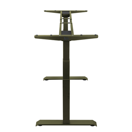 Biurko regulowane Vegard elektryczne dwusilnikowe MDF zielone