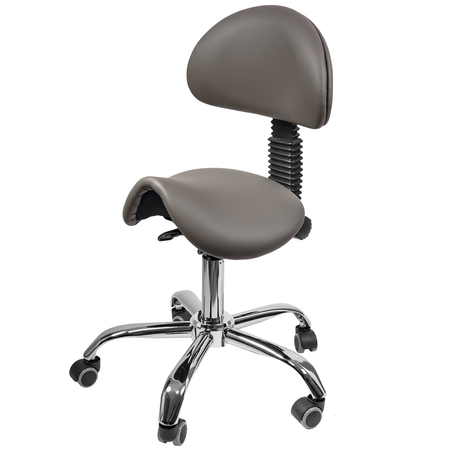 Ergonomiczny hoker regulowany SELLA szary