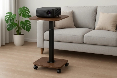 Zestaw wypoczynkowy fotel elektryczny Spacetronik Flax 04M szary + stolik regulowany