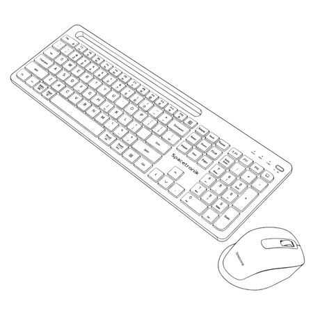 Zestaw 100" PRS-F04 + SPA-P02B + SPH-W32 + klawiatura/mysz