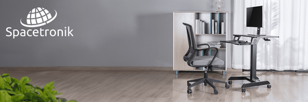 Regulowany stolik na kółkach Buddy 03 czarny