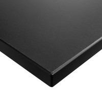 Universal-Schreibtischplatte 120x60x18 cm Schwarz P