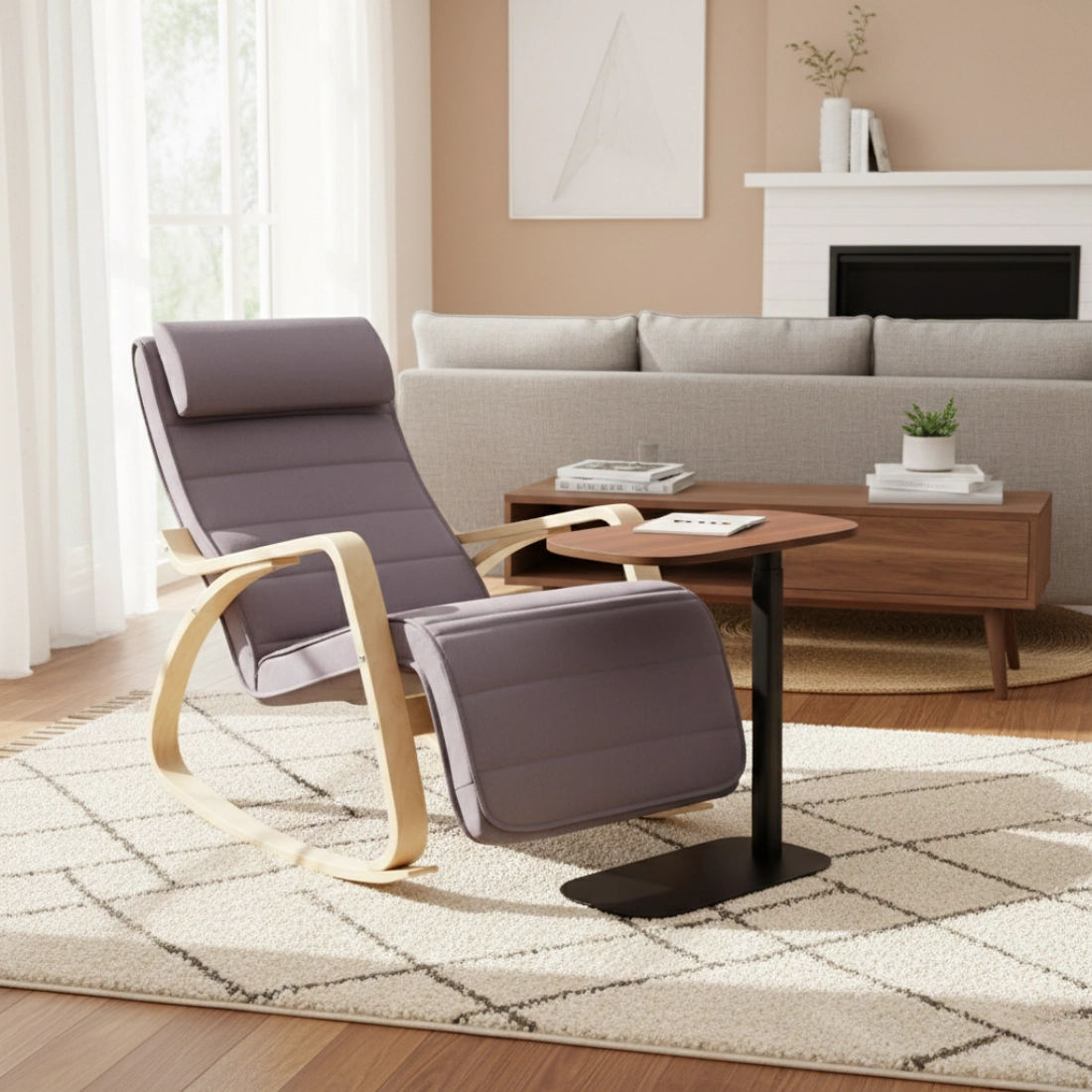 fotel bujany do salonu i sypialni