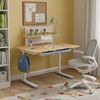 Zestaw dla dziecka regulowane biurko 112×60 z półką + ergonomiczne krzesło Spacetronik XD