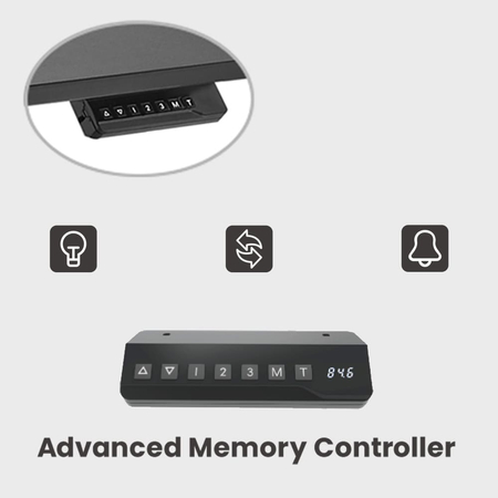 Elektryczne biurko Spacetronik SPE-L120BR Loris