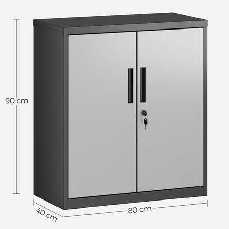 Szafka metalowa z zamkiem Spacetronik SPC-160BS
