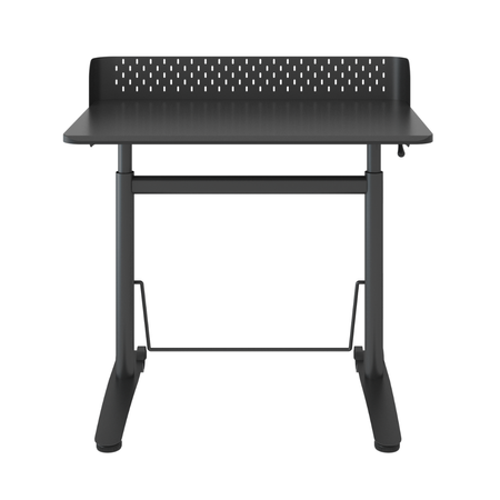 Czarne stanowisko robocze regulowane 90x60 SPR BUDDY 23 MBB
