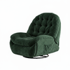 Fotel elektrycznie regulowany Spacetronik Flax 04 relaksacyjny bujany zielony