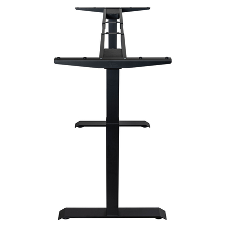 Stelaż elektryczny Spacetronik SPE-222OB + blat MDF premium czerwony