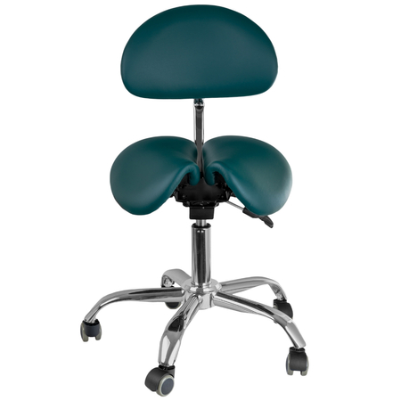 Ergonomiczny hoker regulowany SELLA niebieski