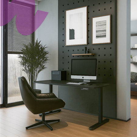 Elektryczne biurko Moris SPE-O111BB 120×60 cm