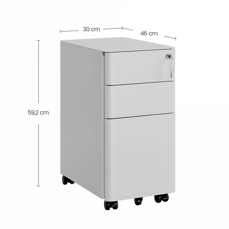 Zestaw do nowoczesnego biura: biurko elektryczne + fotel + szafka