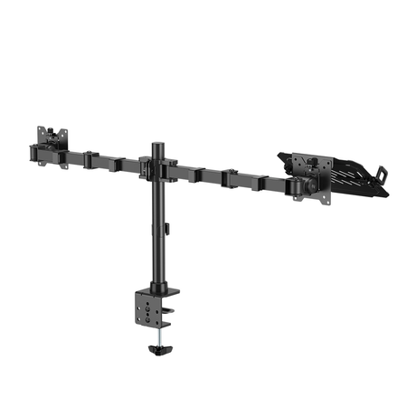 Zestaw ergonomiczny uchwyt monitor laptop lampa Glow adapter